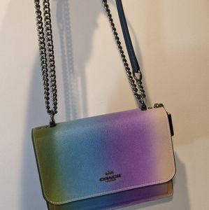 Coach rainbow purse
